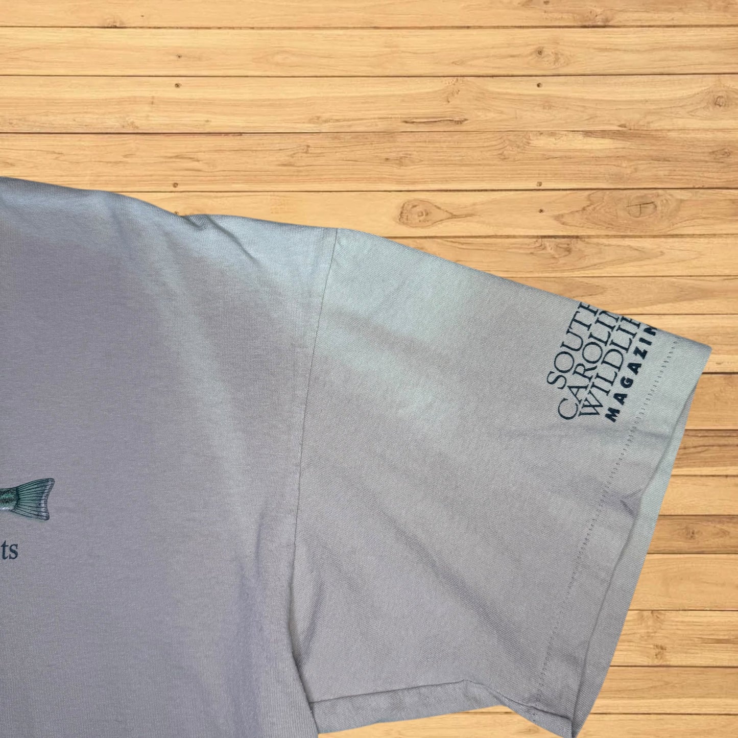 vintage largemouth bass fish t shirt (xl)