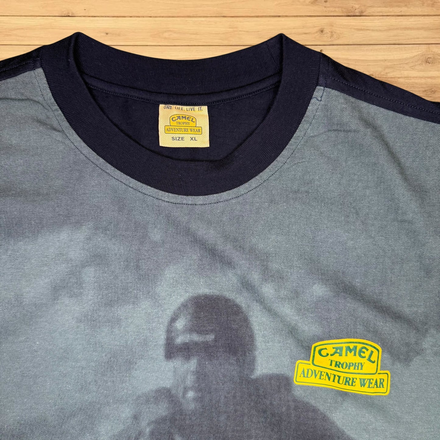 vintage camel trophy adventure wear t shirt water rafting (xl)