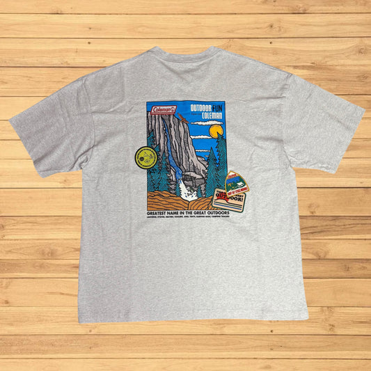 coleman outdoors t shirt wilderness camping (xl)