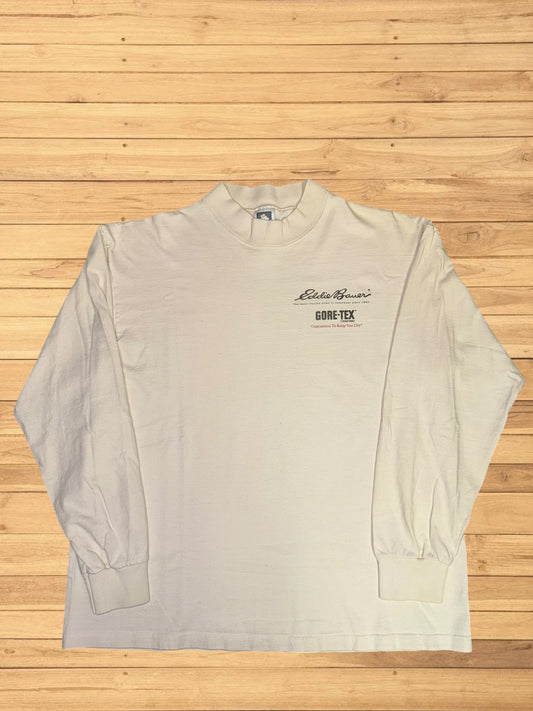 vintage eddie bauer gortex long sleeve shirt (L)