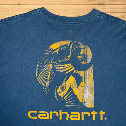 carhartt bass fishing pocket t shirt