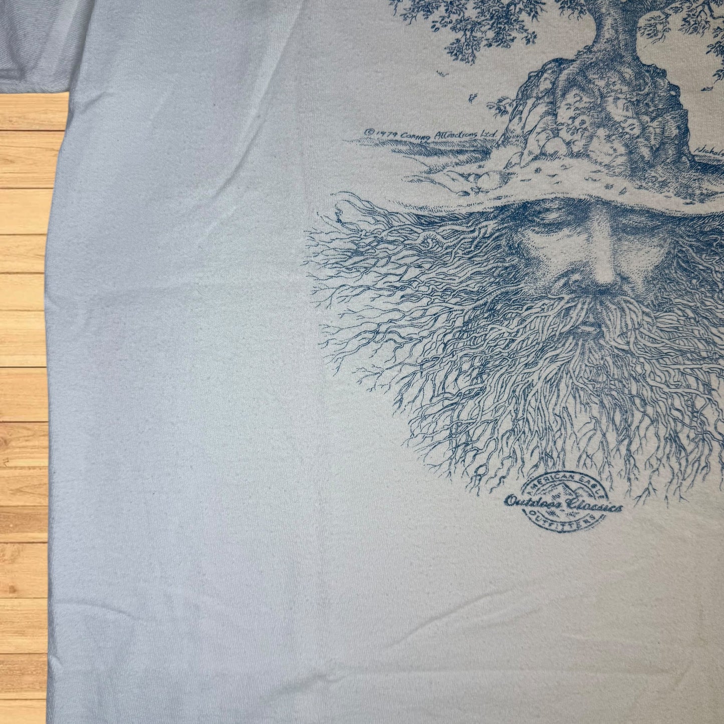 vintage american eagle nature t shirt (M/L)