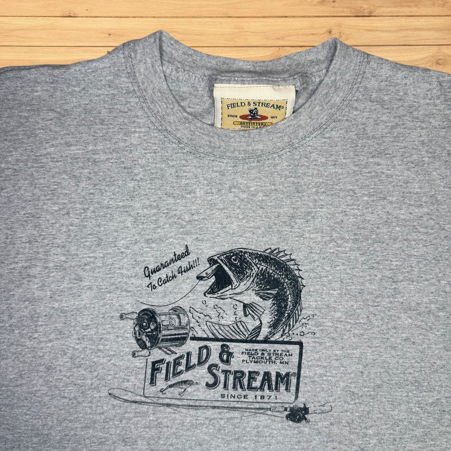 vintage field and stream fishing bass
