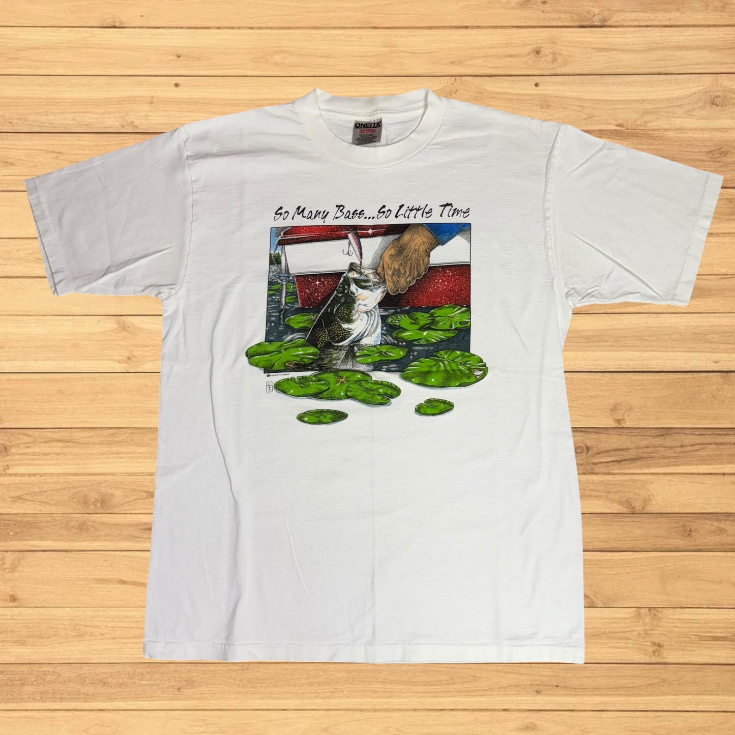 vintage so many bass so little time t shirt