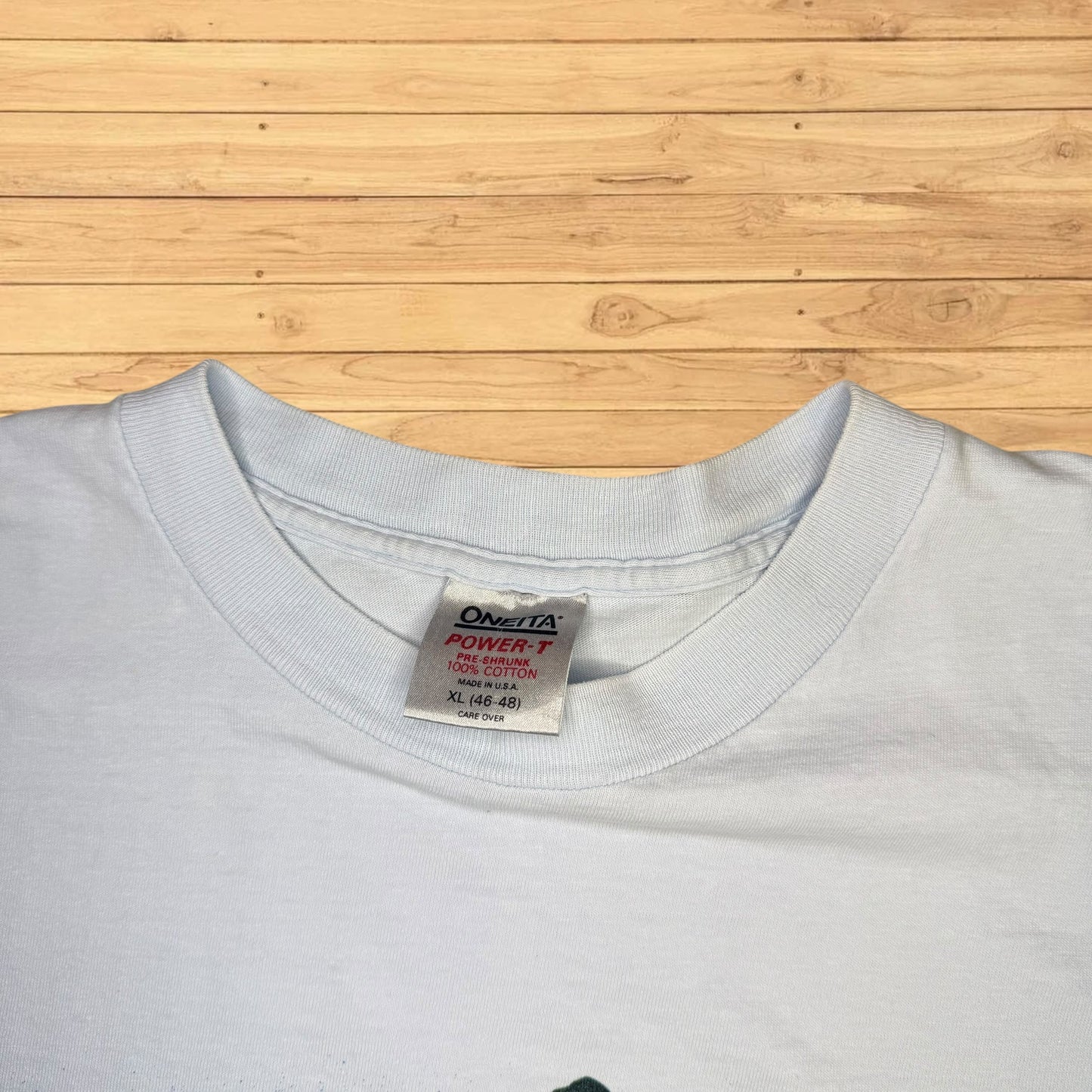 vintage wyoming fishing trout t shirt wrap around print