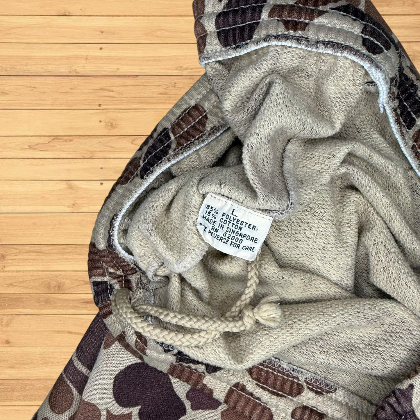 vintage duck camo sweatpants