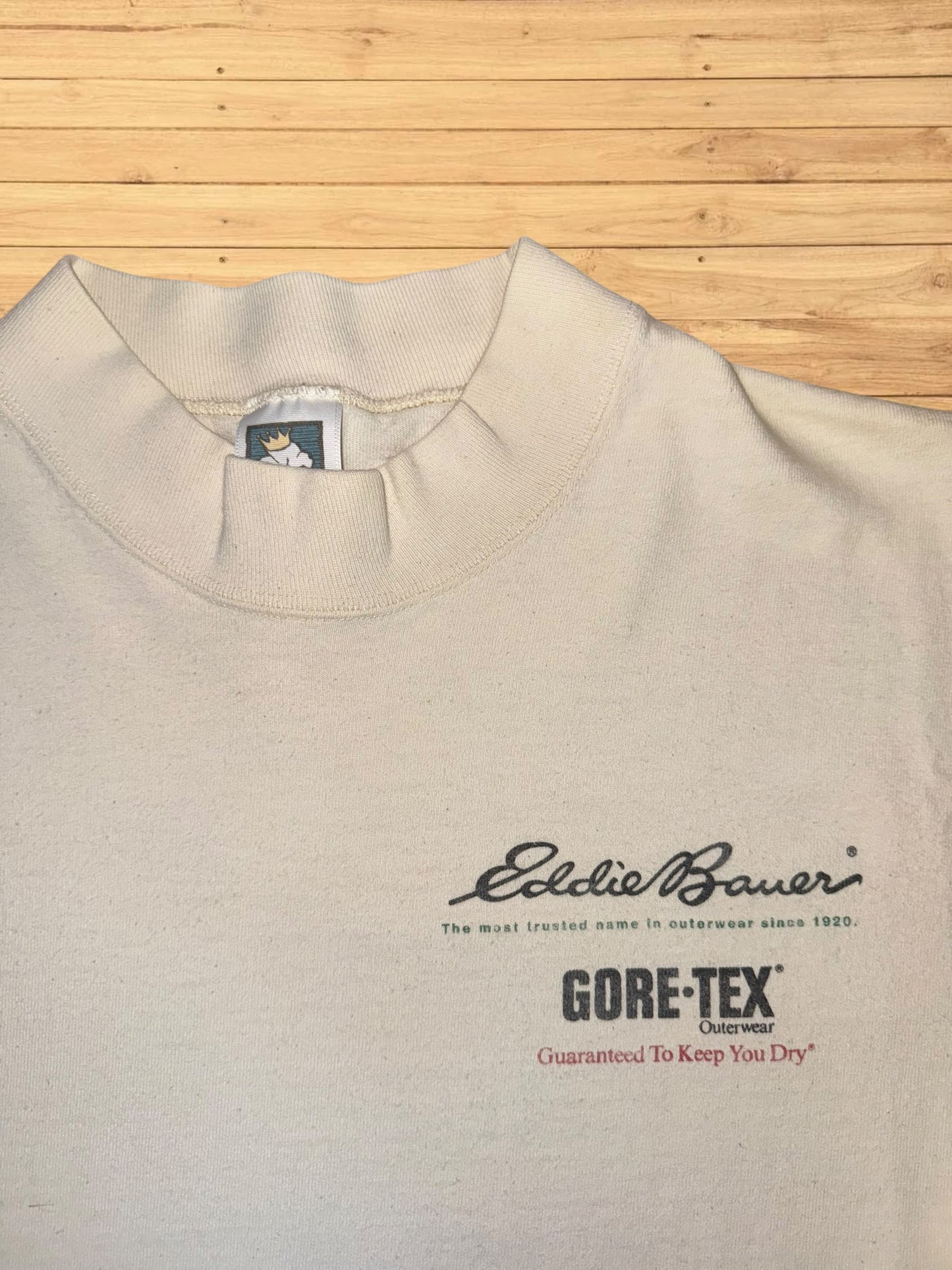 vintage eddie bauer gortex long sleeve shirt (L)