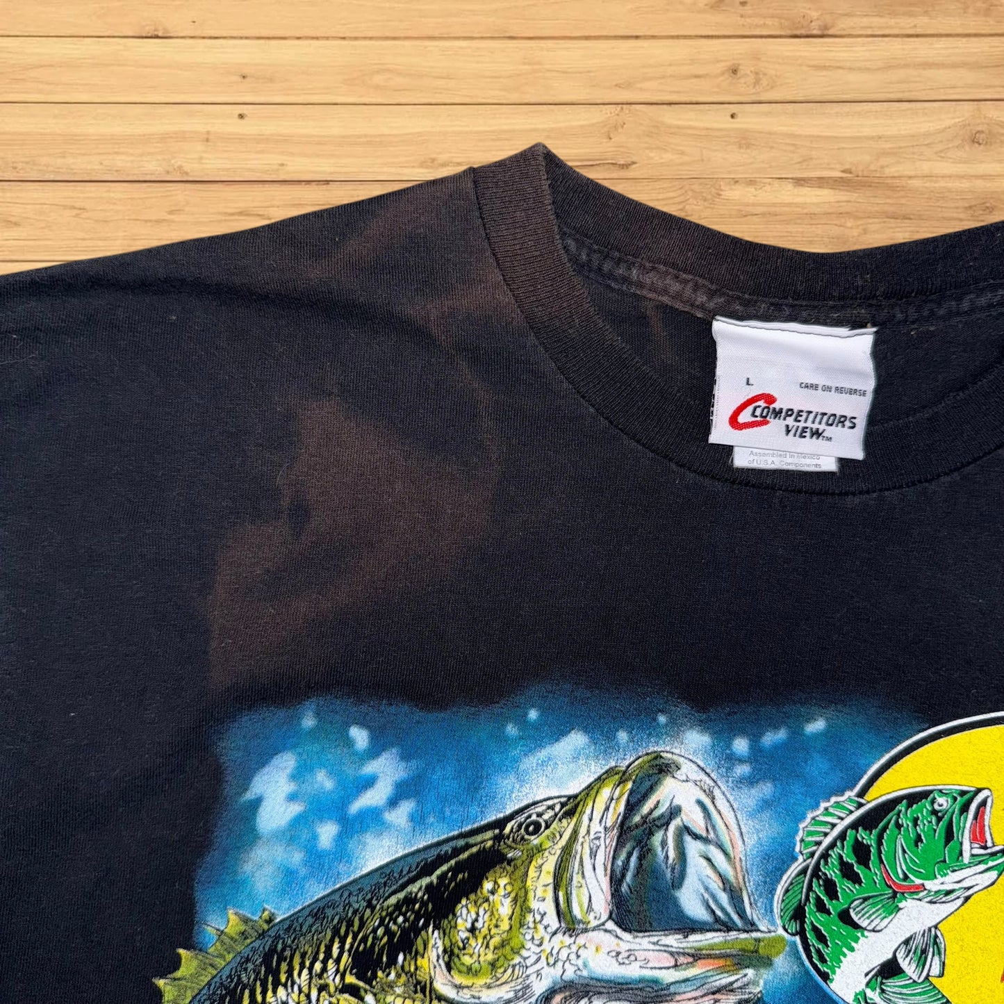 vintage bass pro shops dale earnhardt t shirt racing (L)