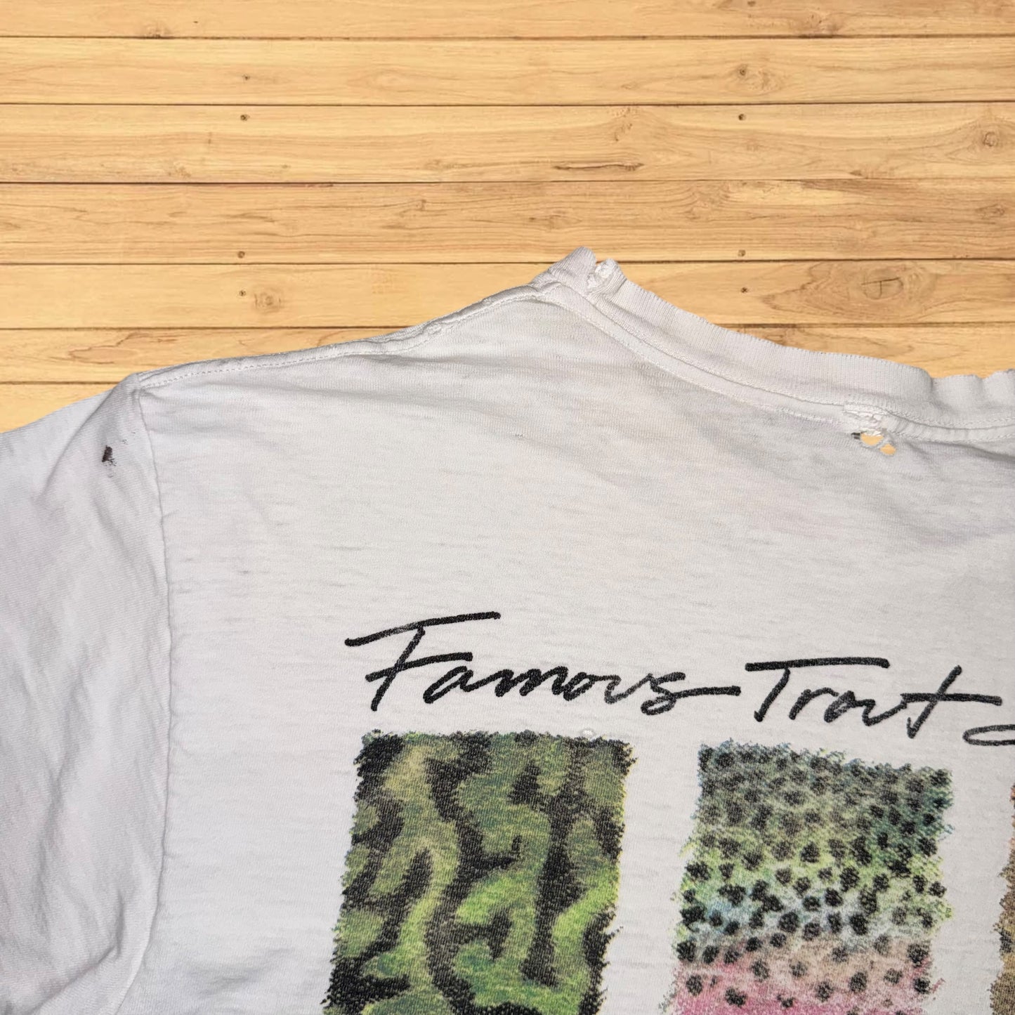 vintage columbia trout t shirt