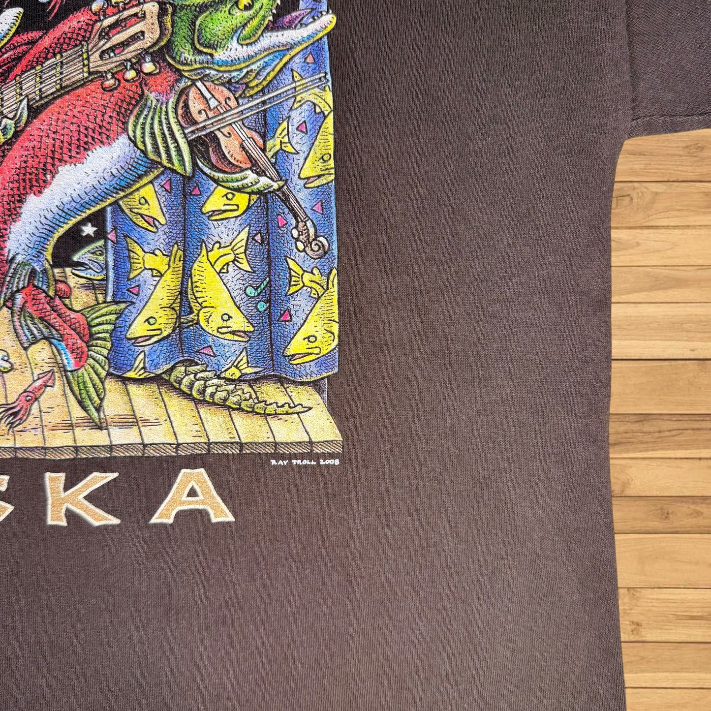 vintage ray troll t shirt alaska (M/L)