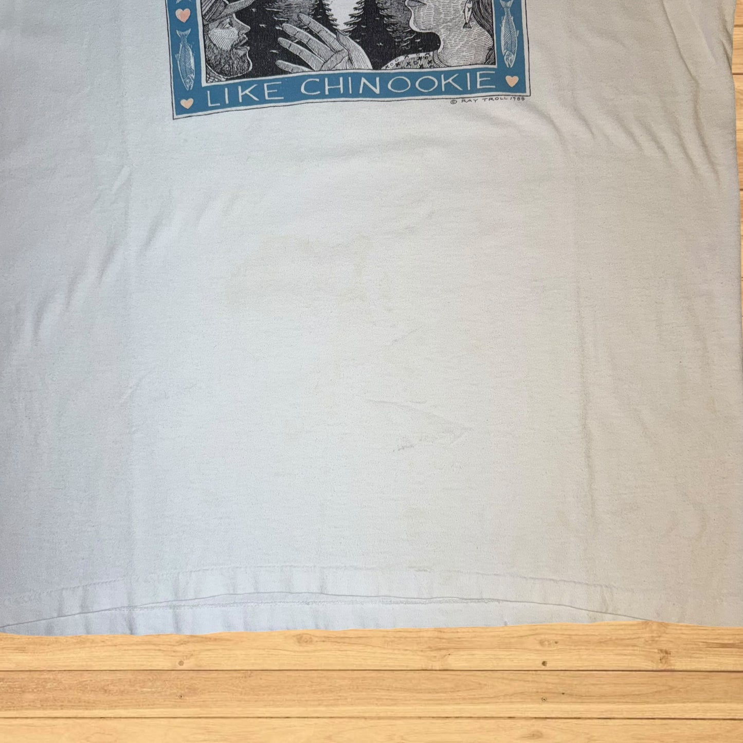 vintage ray troll t shirt (L)