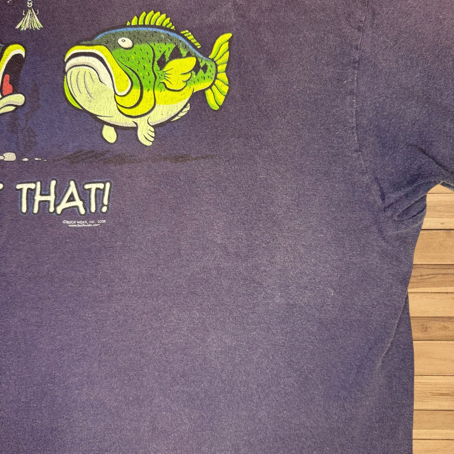 vintage id hit that fish t shirt (xl)