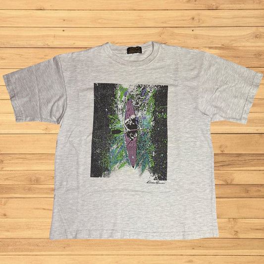 vintage eddie bauer kayak t shirt (large)