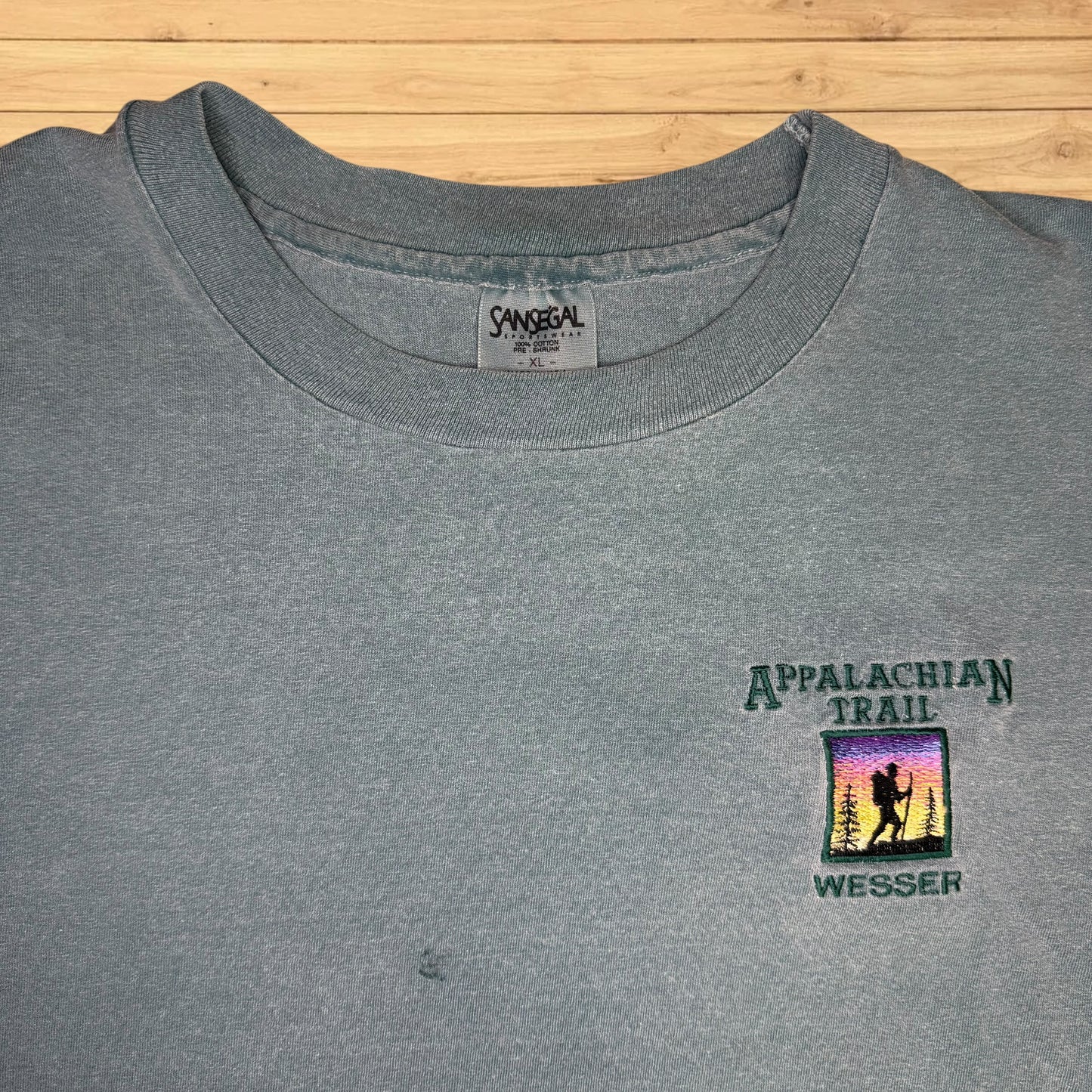 vintage appalachian trail t shirt wesser state park (xl)