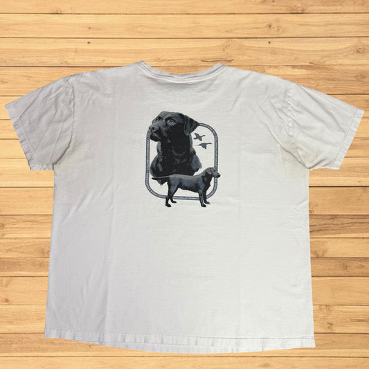 vintage columbia black lab t shirt