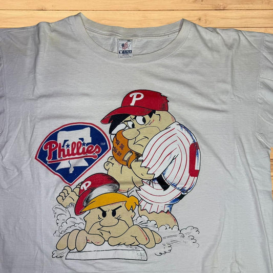 vintage philadelphia phillies flintstones t shirt