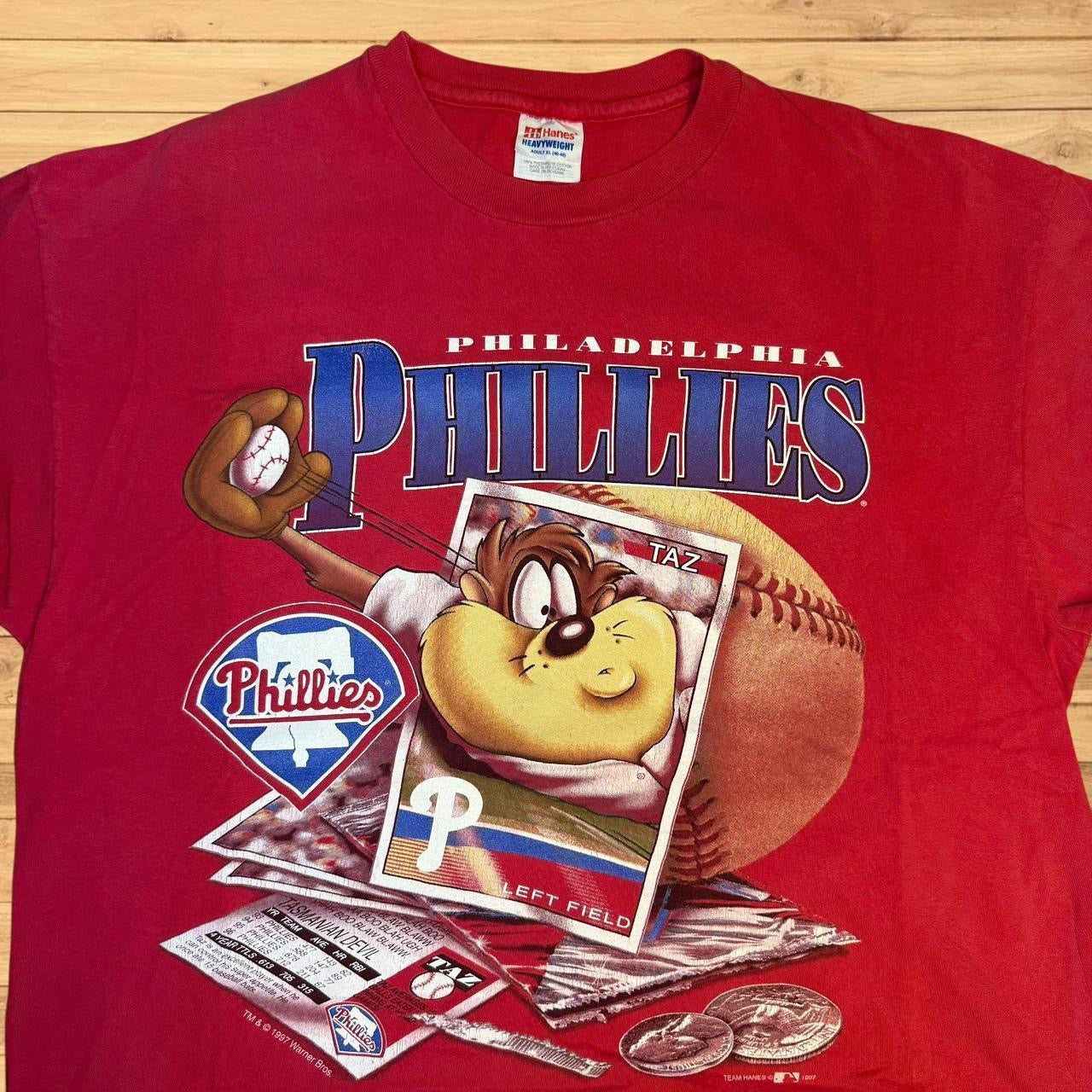 vintage philadelphia phillies taz t shirt