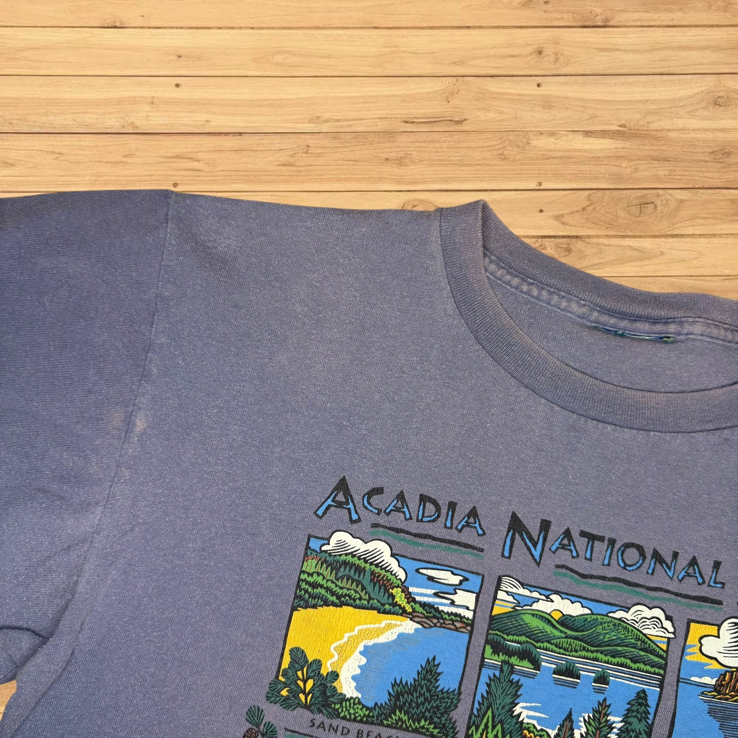 vintage acadia national park t shirt (m)