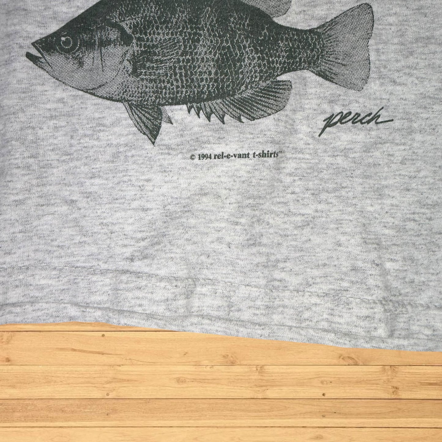vintage fish all over print t shirt