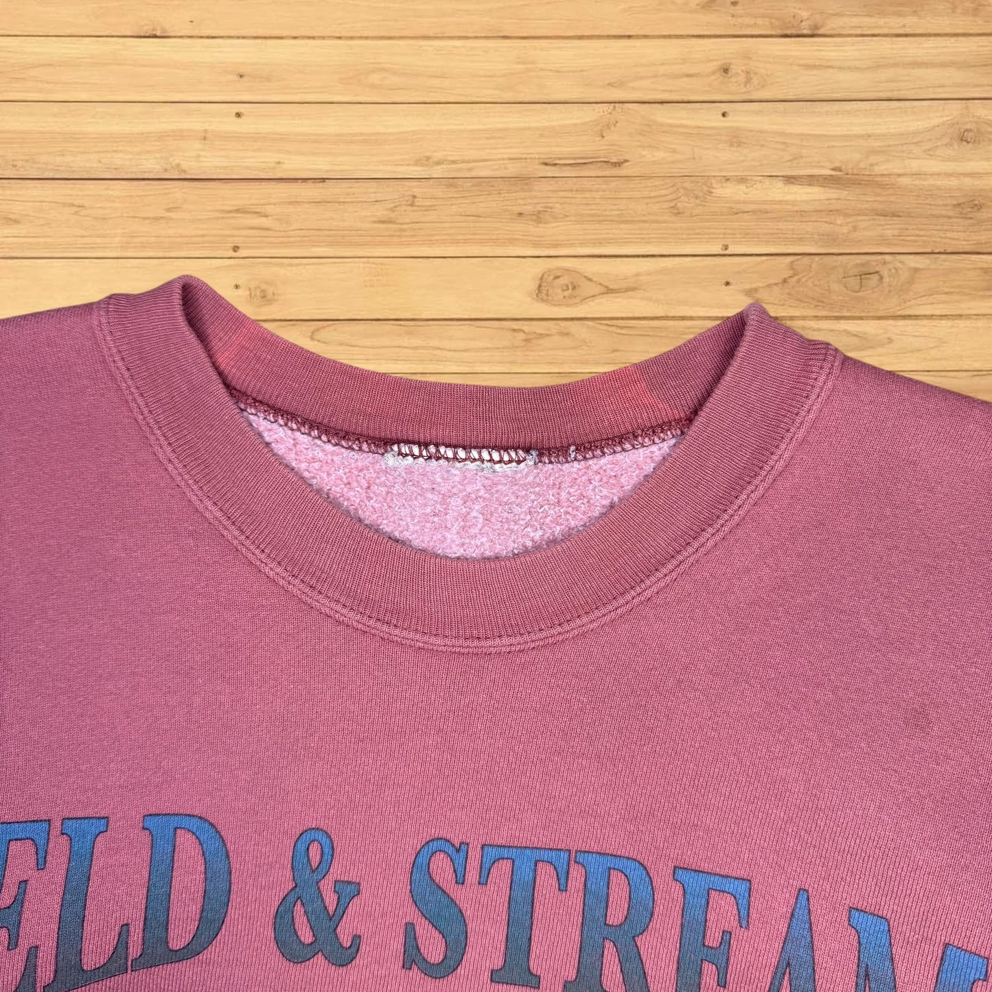 vintage field and stream crewneck mallard duck