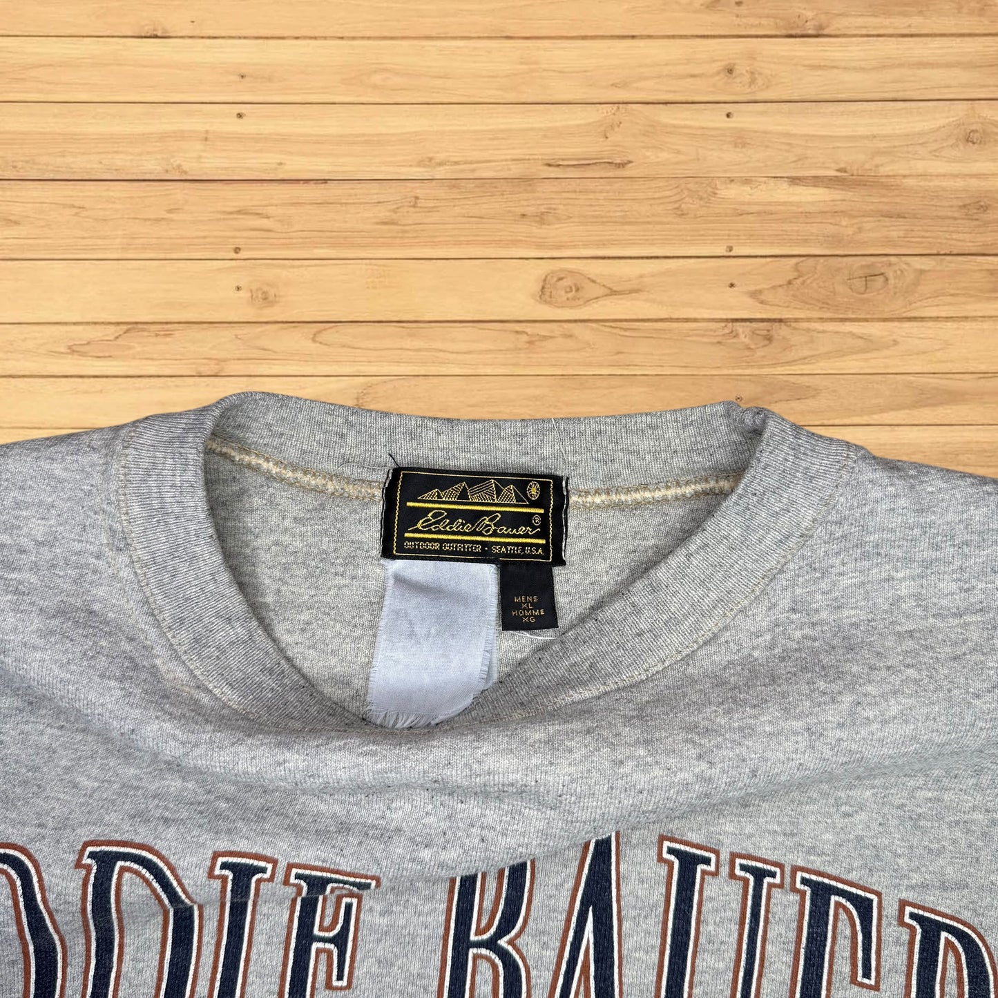 vintage eddie bauer fly fishing crewneck