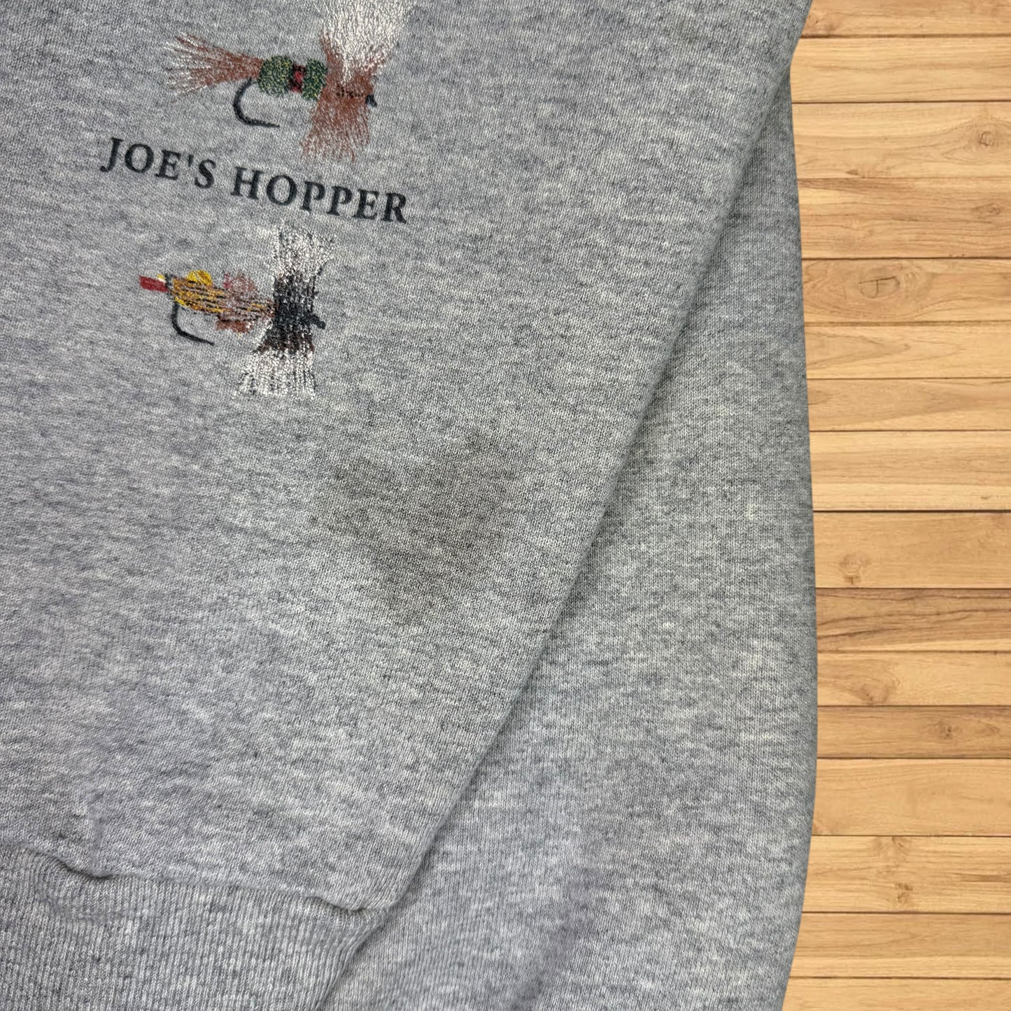 vintage eddie bauer fly fishing crewneck