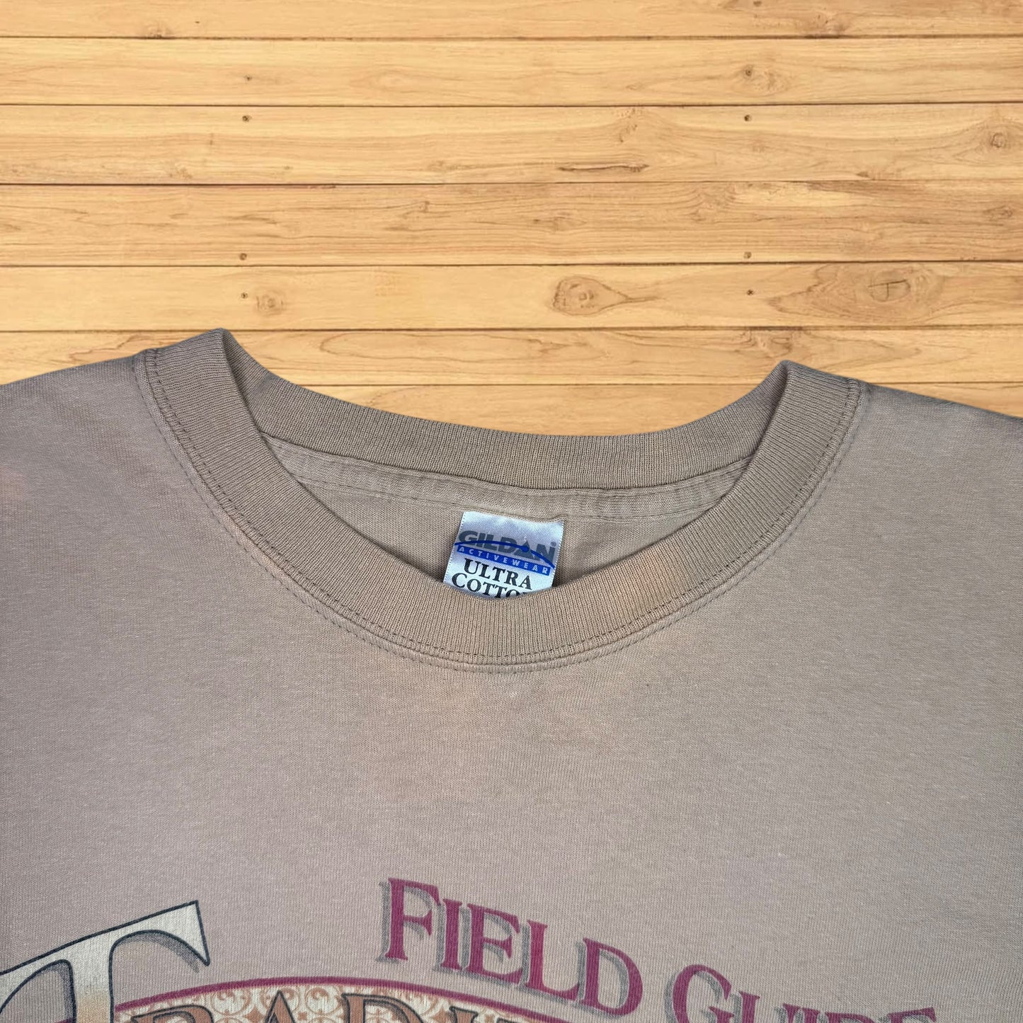 vintage catch and release bass t shirt (medium/large)