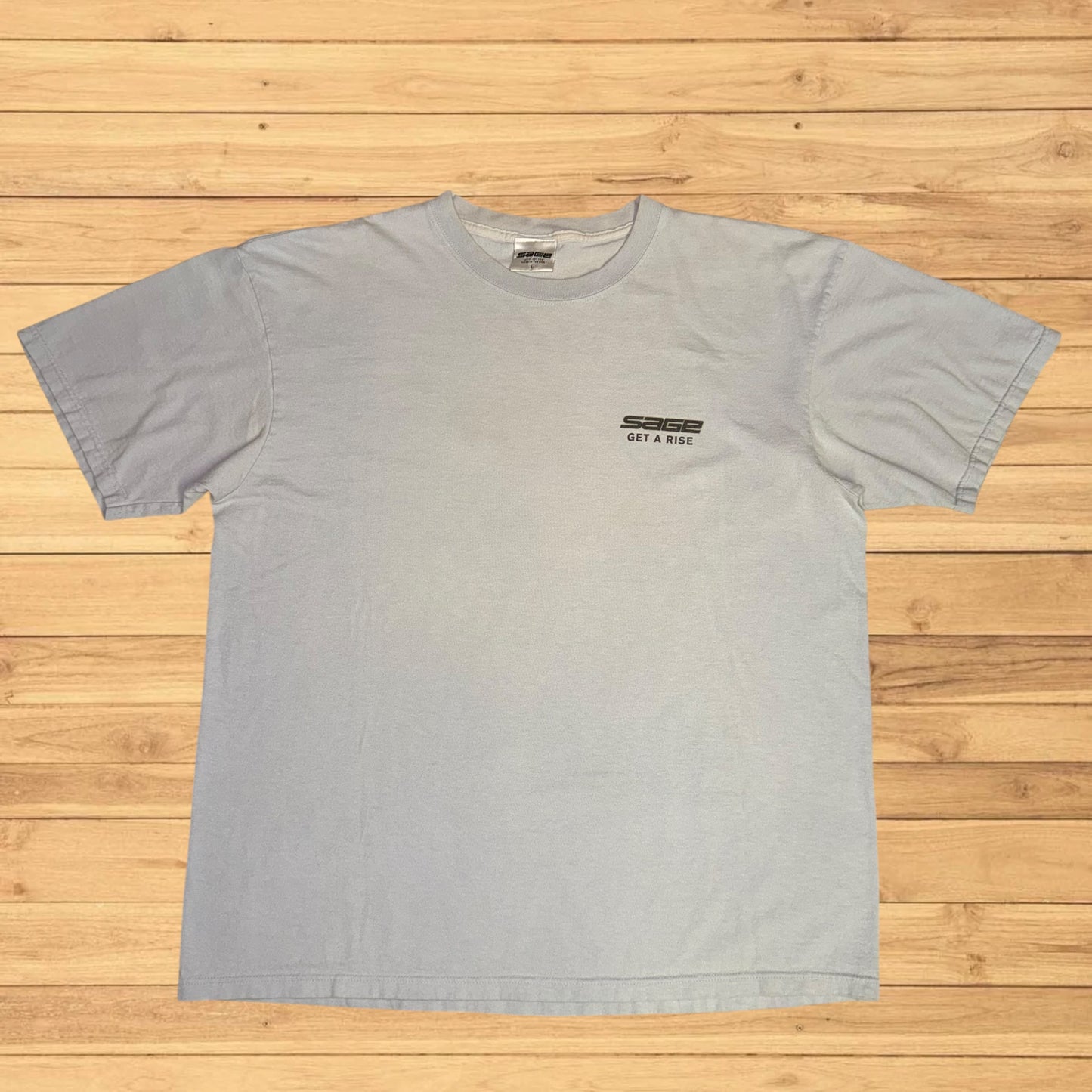 vintage sage fly fishing trout t shirt