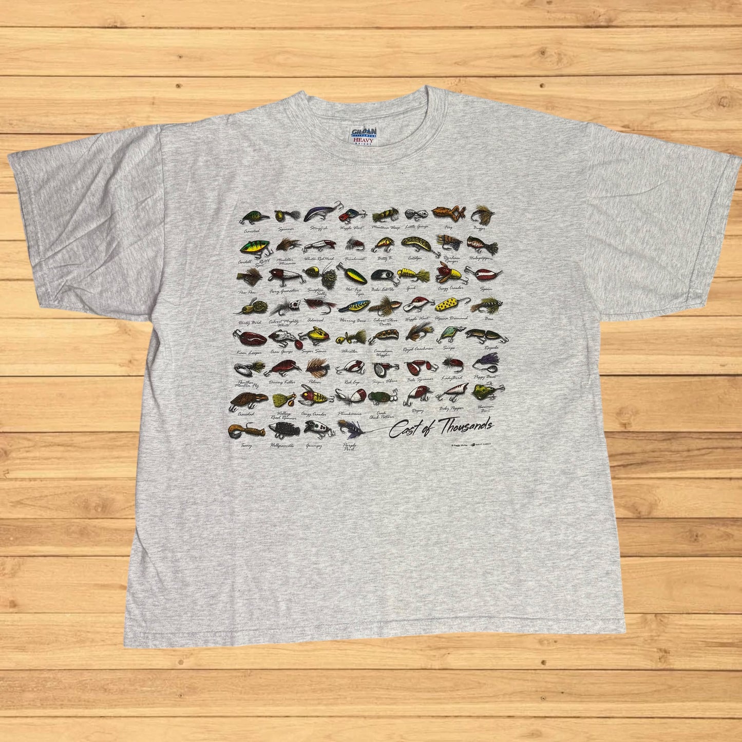 vintage fly fishing lures 'cost of thousands' t shirt
