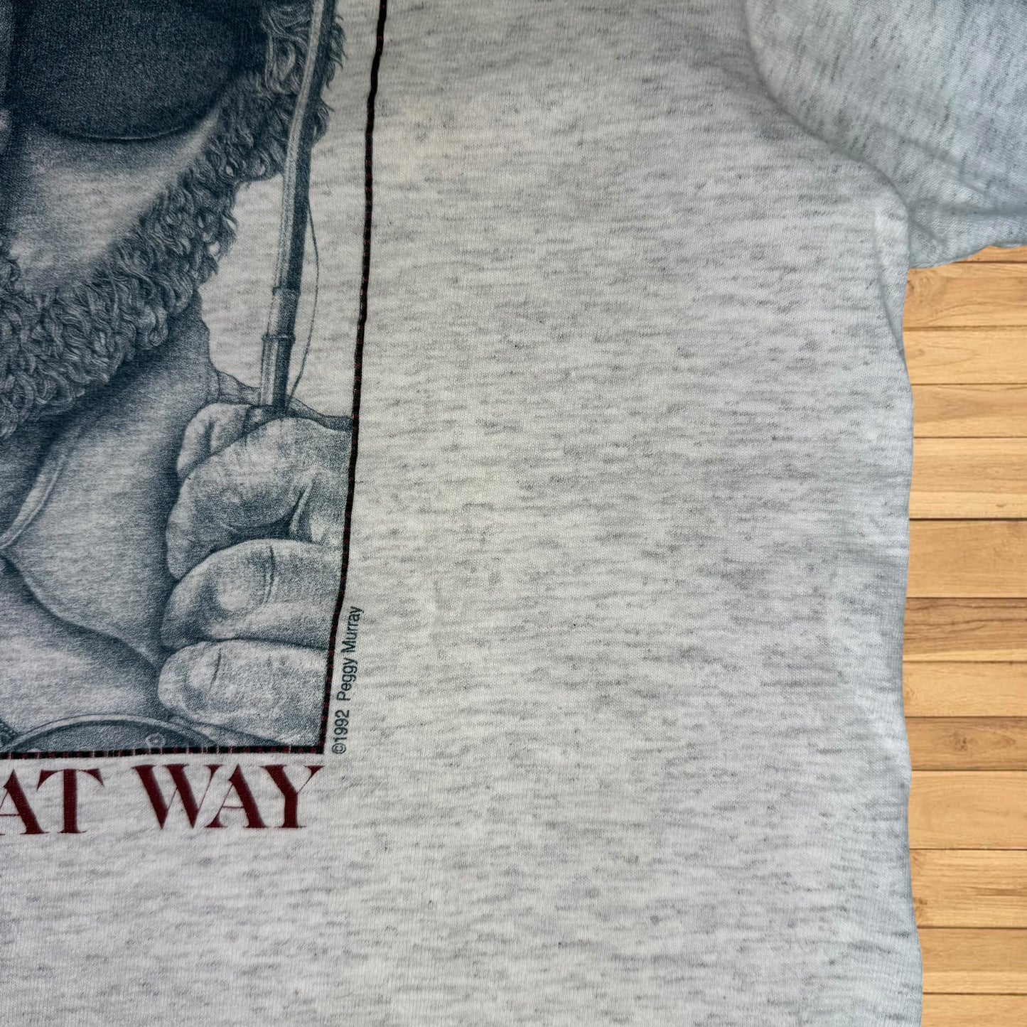 vintage fishing parody t shirt