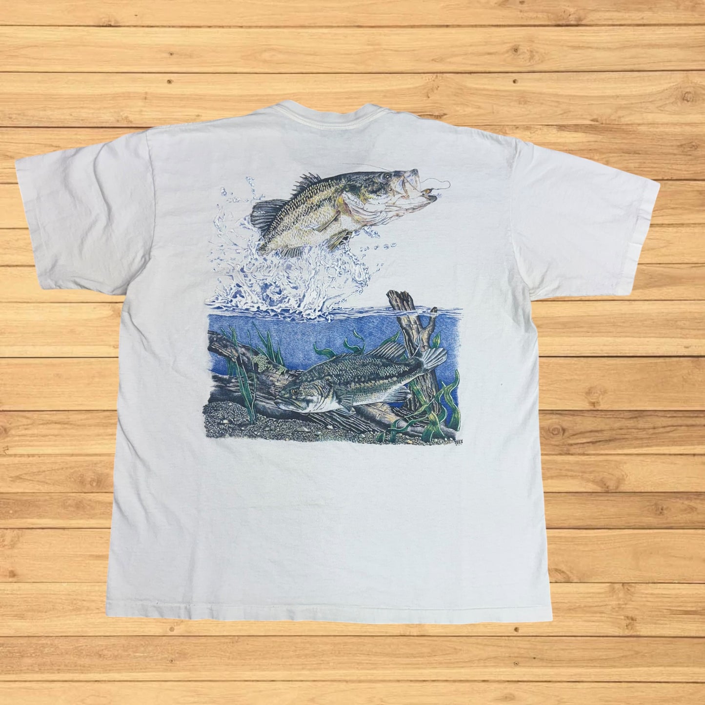 VINTAGE BASS T SHIRT (L)
