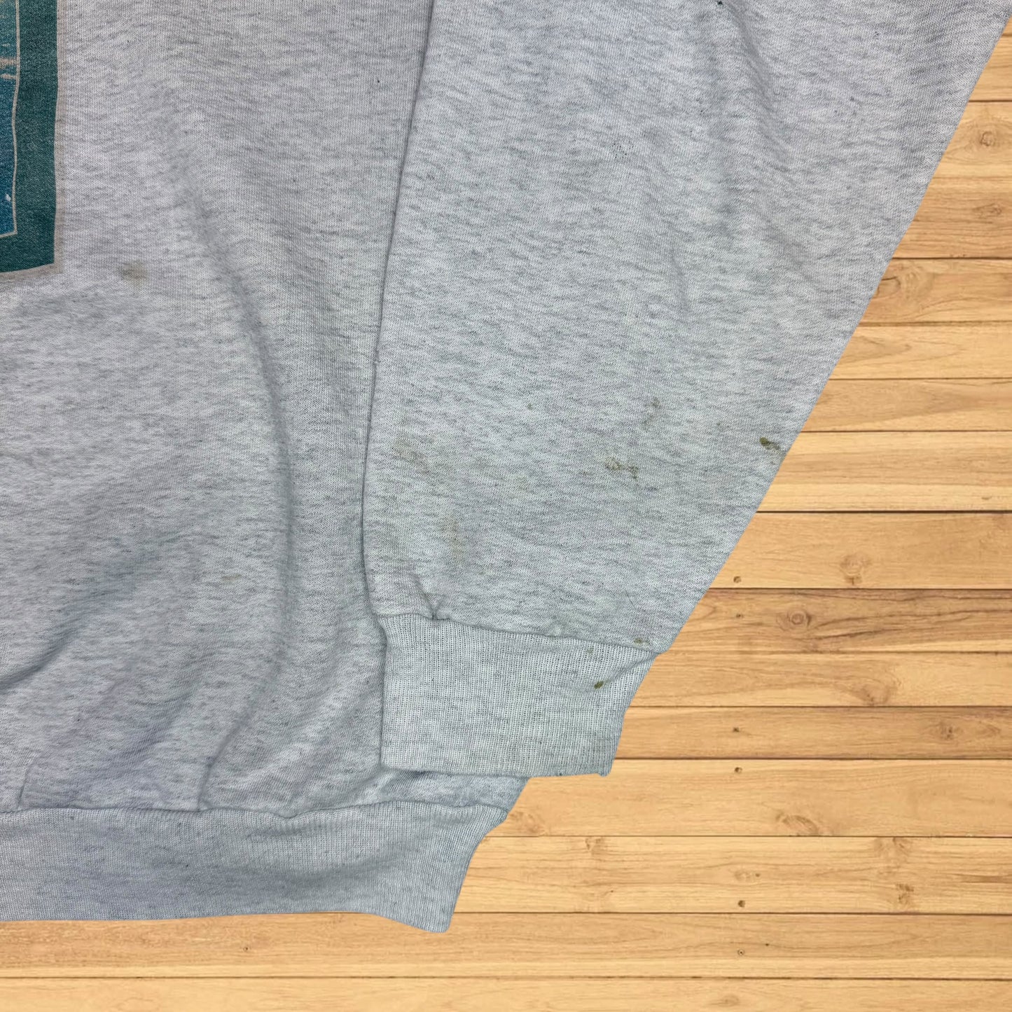 VINTAGE WYOMING FISHING CREWNECK THRASHED (XL)