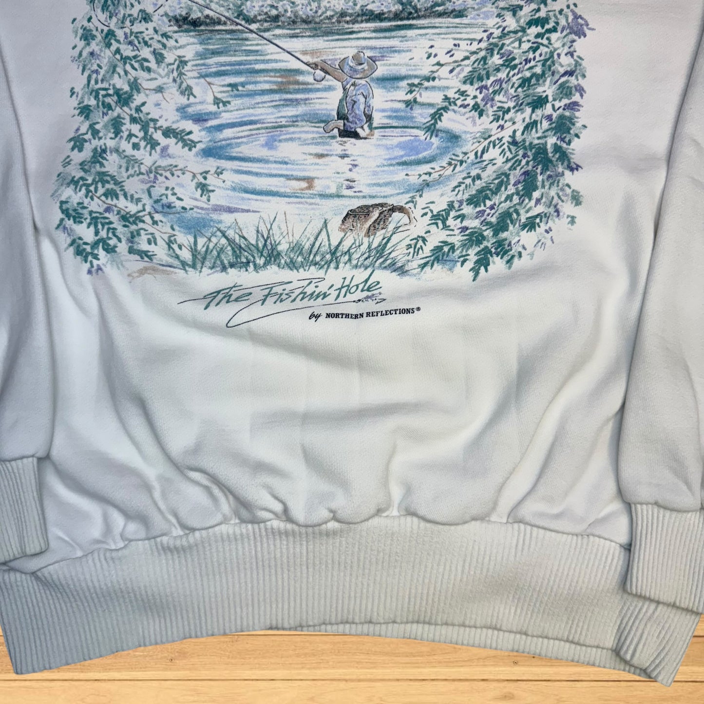 VINTAGE FISHING HOLE CREWNECK (S/M)