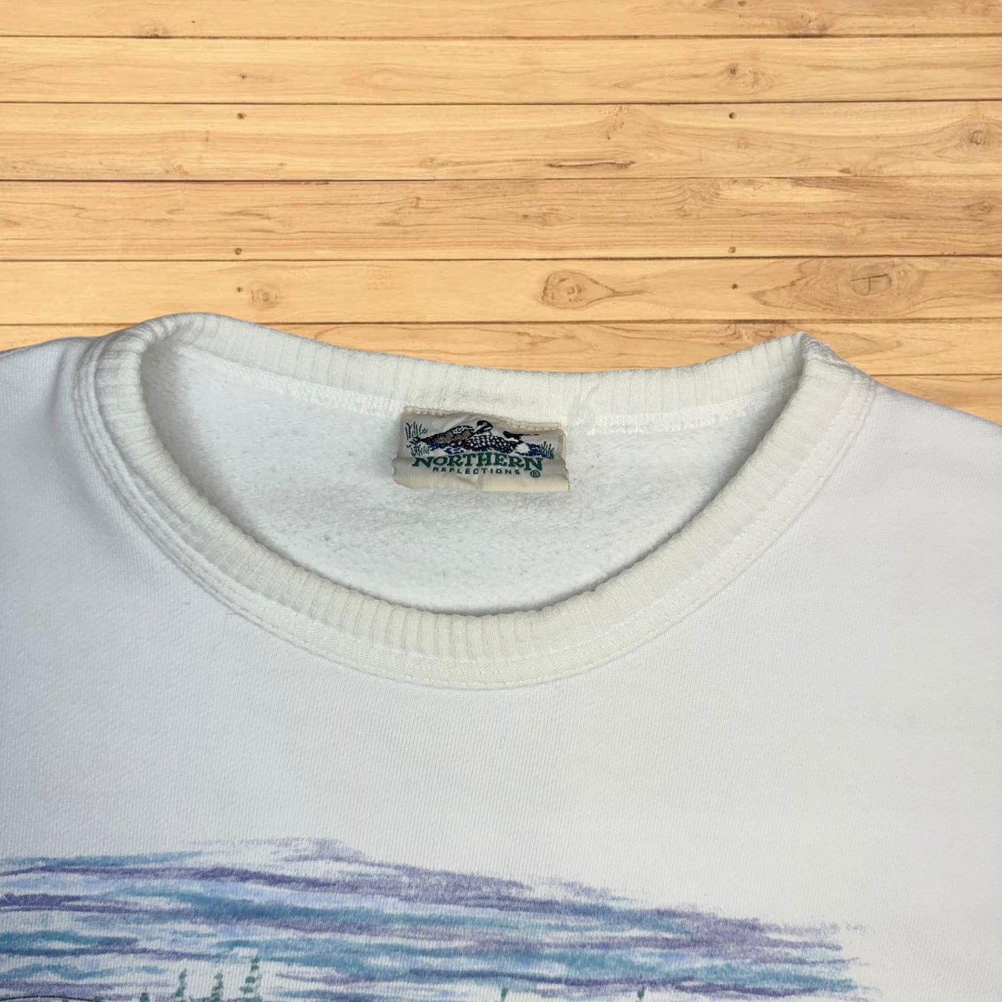 VINTAGE FISHING HOLE CREWNECK (S/M)