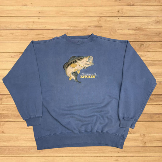 VINTAGE BASS ANGLER CREWNECK (L)