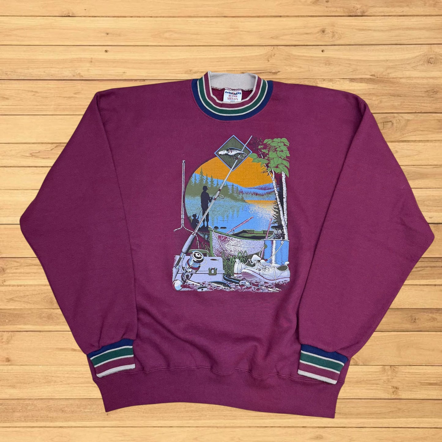 VINTAGE FISHING CREWNECK