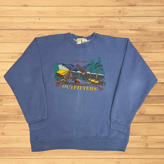 VINTAGE ST JOHNS BAY CREWNECK WILDERNESS OUTFITTERS (L)